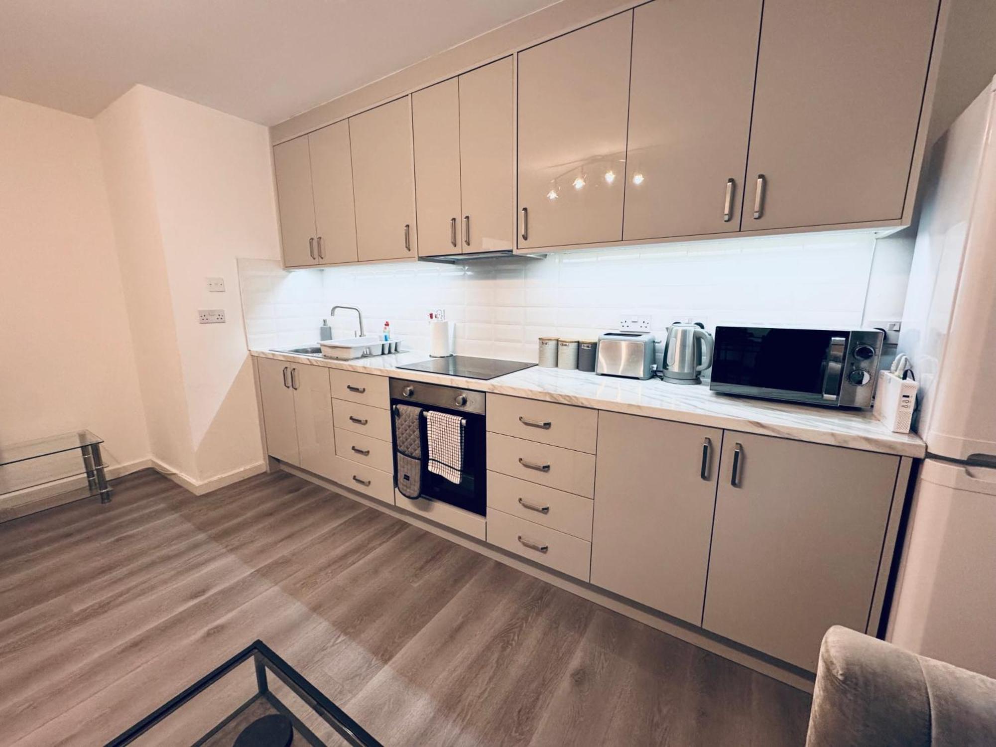 Modern Smart 2 Bedroom Apartment Central Манчестер Экстерьер фото