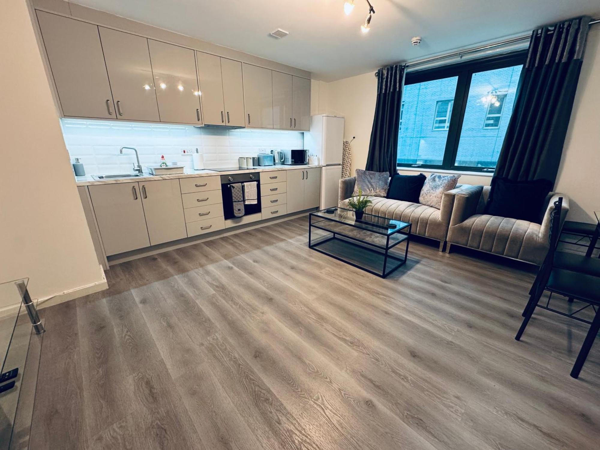 Modern Smart 2 Bedroom Apartment Central Манчестер Экстерьер фото